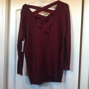 Maroon sweater